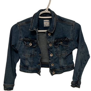 Girl’s Mayoral Denim Crop Jacket Size 8